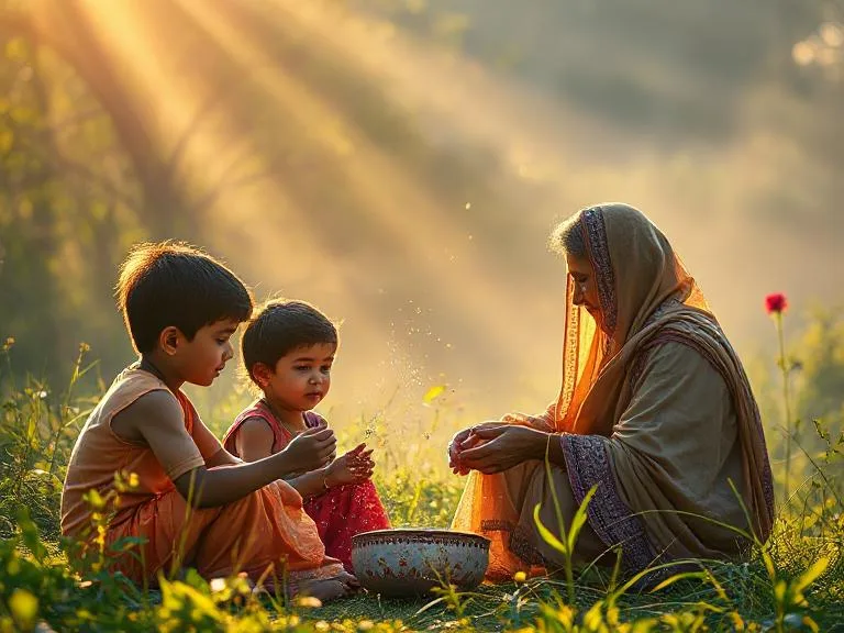 Pakistani Kids Playing With Grandmother Shabash Pakistan Blogs In Urdu