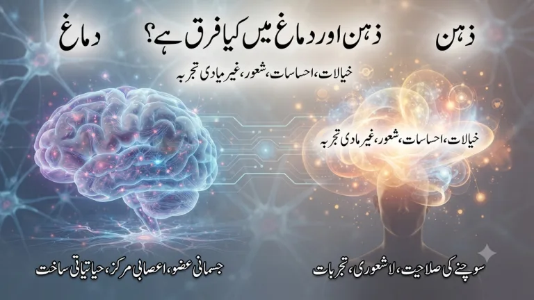 Difference between the mind and the brain shabash pakistan blogs in urdu ذہن اور دماغ