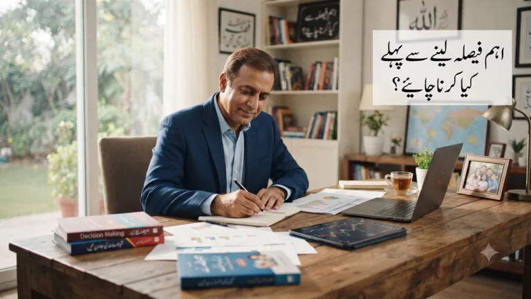 How to take better decisions shabash pakistan blogs in urdu اہم فیصلہ لینے سے پہلے کیا کرنا چائیے؟